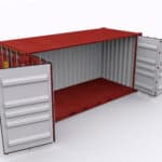 20 ft High Cube Open Side Container