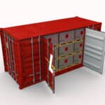 20 ft Standard Container Side Door with Load