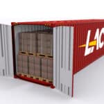40 ft Standard Container Single Side Door with Load