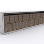40 ft Reefer Container Side View