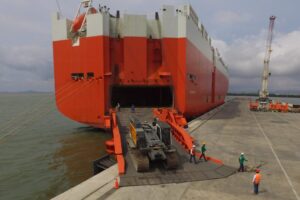 Industrial Vehicle shipped to Cartagena by RORO