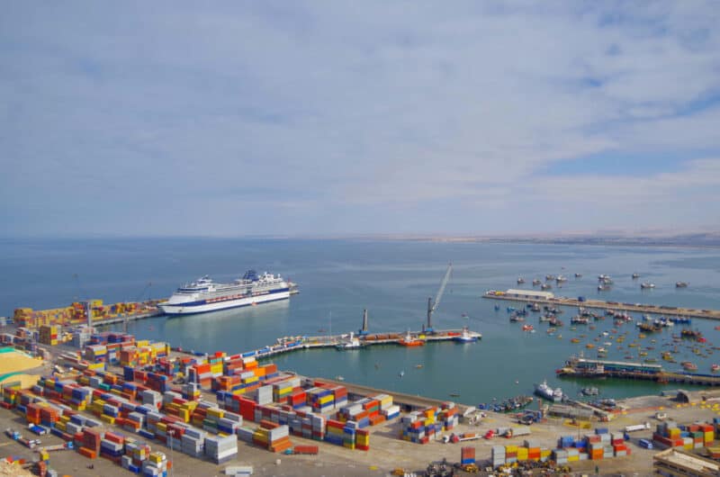 Shipping containers to Bolivia through the Chilean port of Arica